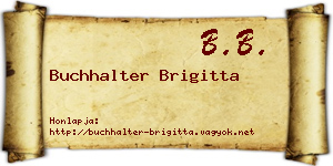 Buchhalter Brigitta névjegykártya